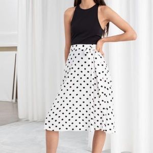 & Other Stories Polka Dot Skirt